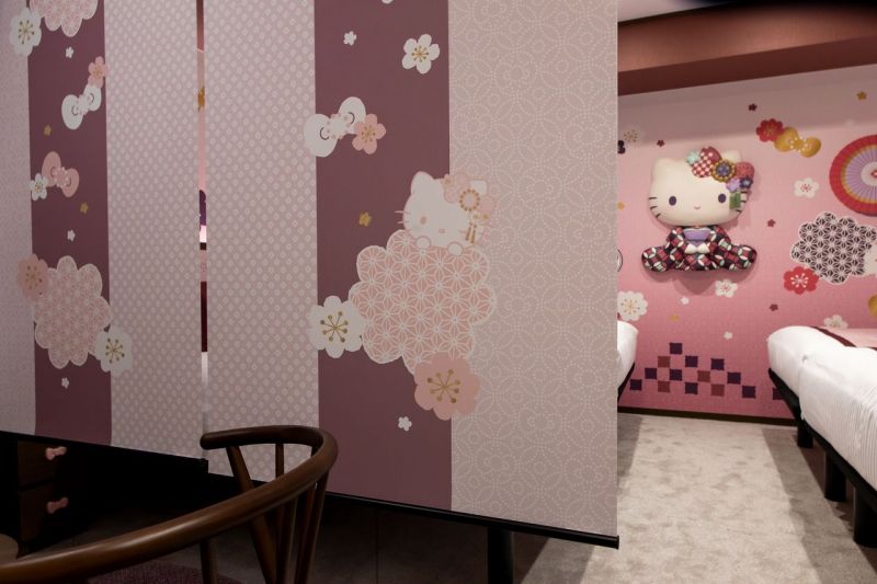 Phòng khách sạn Hello Kitty Tokyo